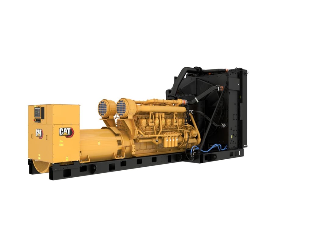 3516E (50 HZ) | 3000-3500 KVA Diesel Generator